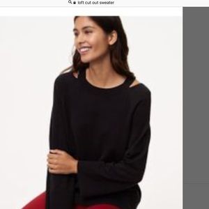 Final sale 🎉Loft cut out sweater NWT
